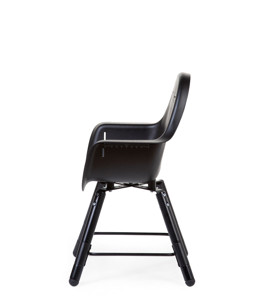 Childhome Evolu 2 Chair 2-in-1 With Bumper - Black Black