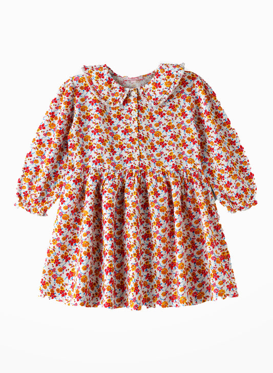 Jelliene Twirling Through Summer: Girls Floral Sundress