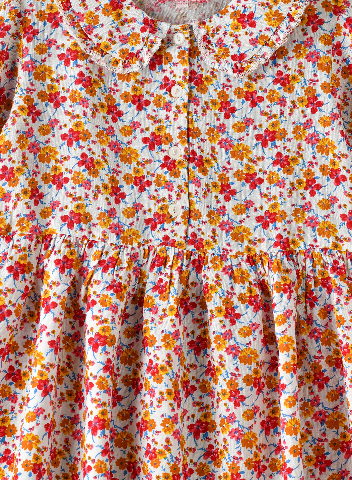 Jelliene Twirling Through Summer: Girls Floral Sundress