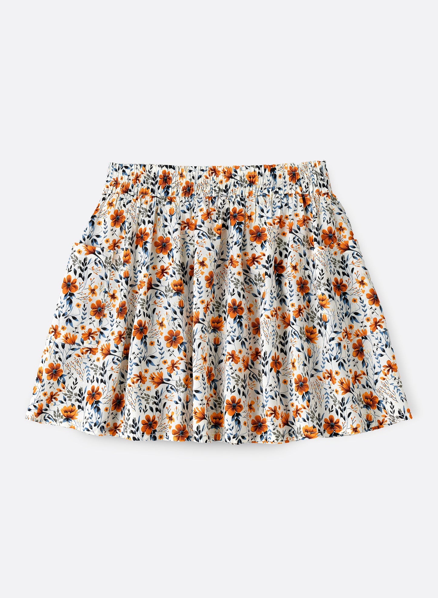 Jelliene Twirling Fun & Summer Vibes Girls Flowy Woven Skirt