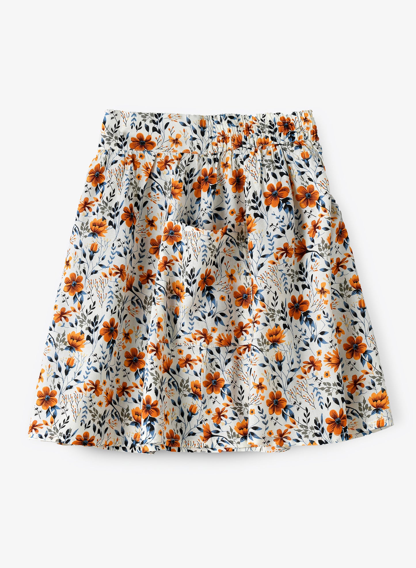 Jelliene Twirling Fun & Summer Vibes Girls Flowy Woven Skirt