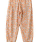 Jelliene Girls Floral Wide Leg Pants - Orange