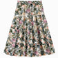 Jelliene Twirling Fun & Summer Vibes: Girls Flowy Woven Skirt  - Beige