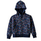 Jam Boys Animal Print Hoodie -  Navy Blue