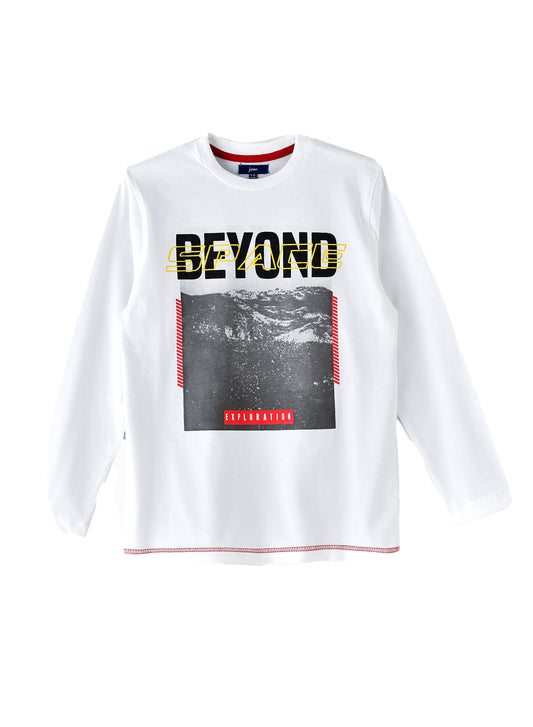 Jam Boys Beyond Space Graphic Long-Sleeve T-Shirt