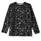 Jam Boys Long Sleeve Graphic T-Shirt -Black