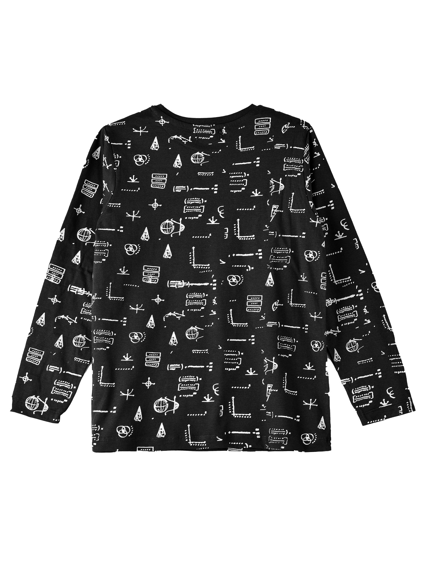 Jam Boys Long Sleeve Graphic T-Shirt -Black