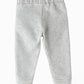 Jam Boys Solid Grey Elastic Waist Joggers