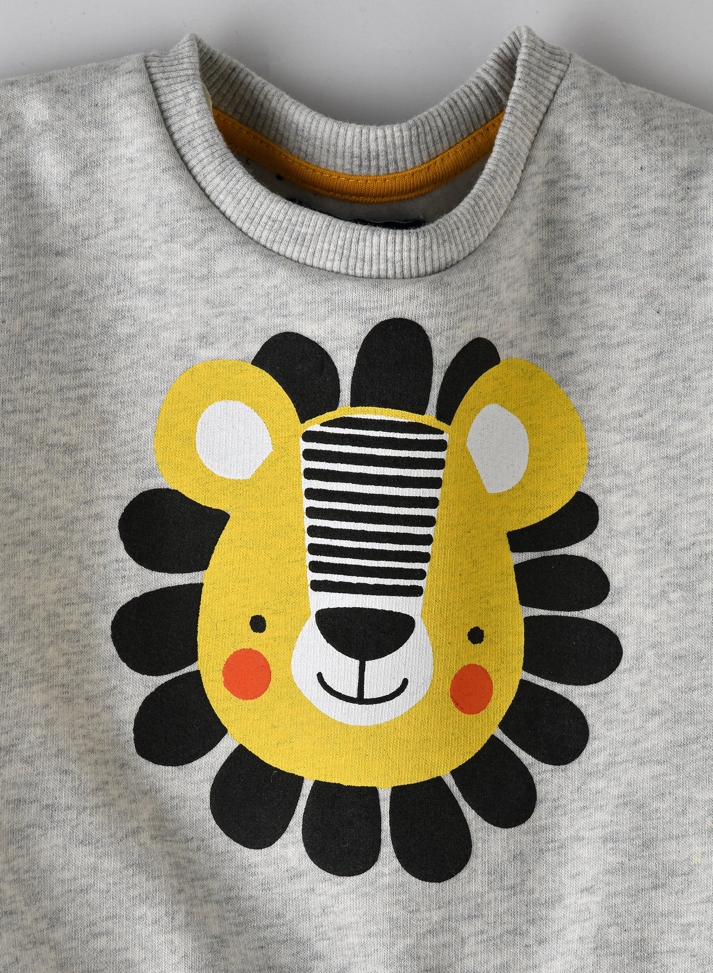 Jam Boys Lion Face Print Long-Sleeve Sweatshirt