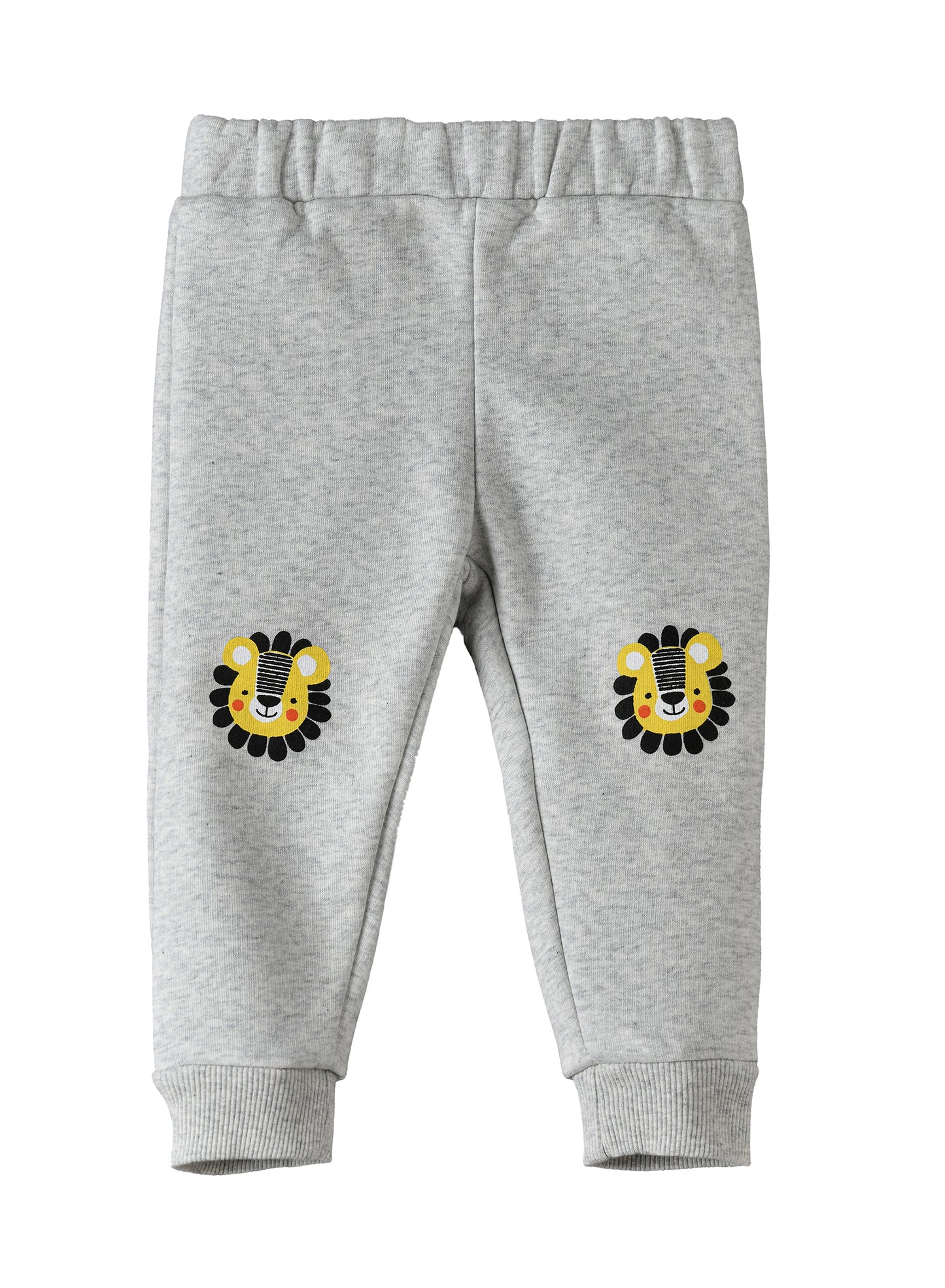 Jam Boys Joggers with Lion Patches - Grey