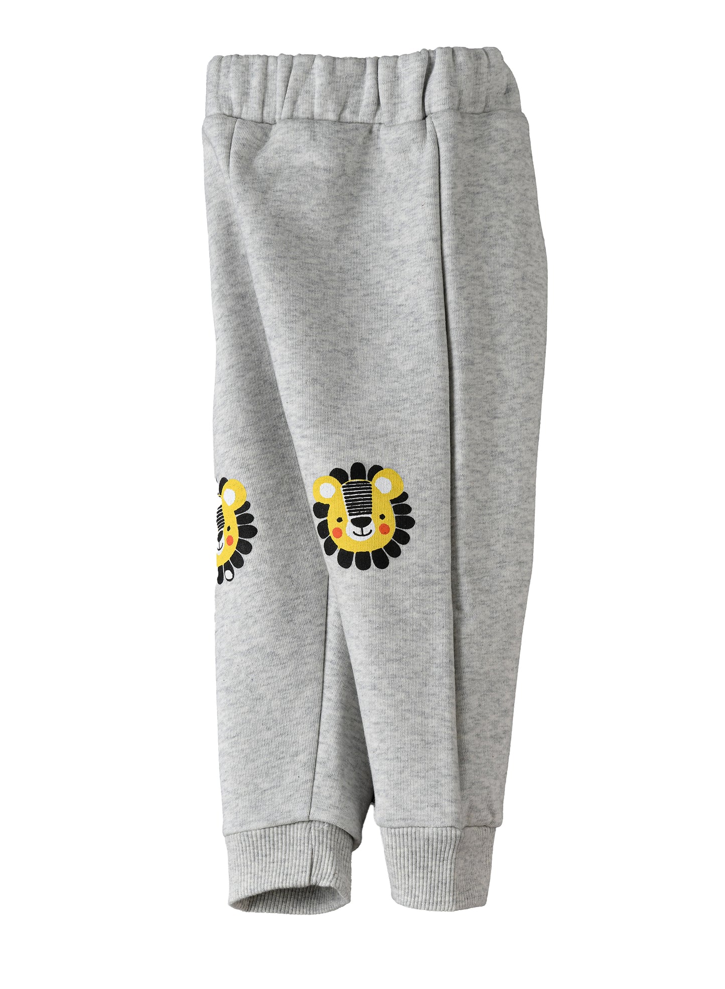 Jam Boys Joggers with Lion Patches - Grey