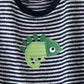 Jam Boys Navy Striped Chameleon Sweatshirt