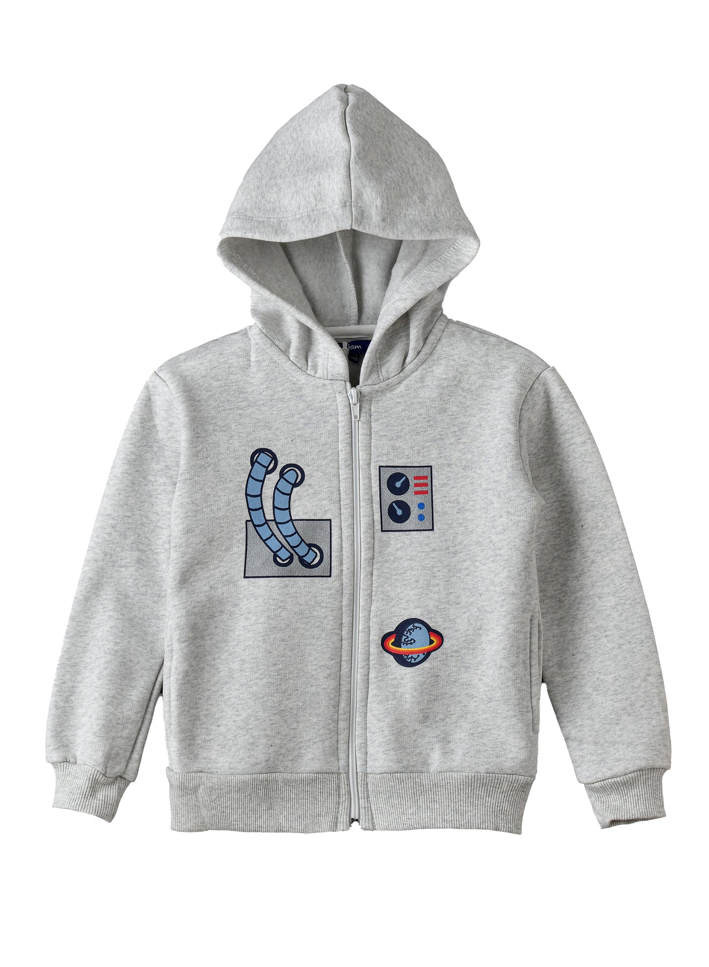 Jam Boys Space Hoodie - Grey