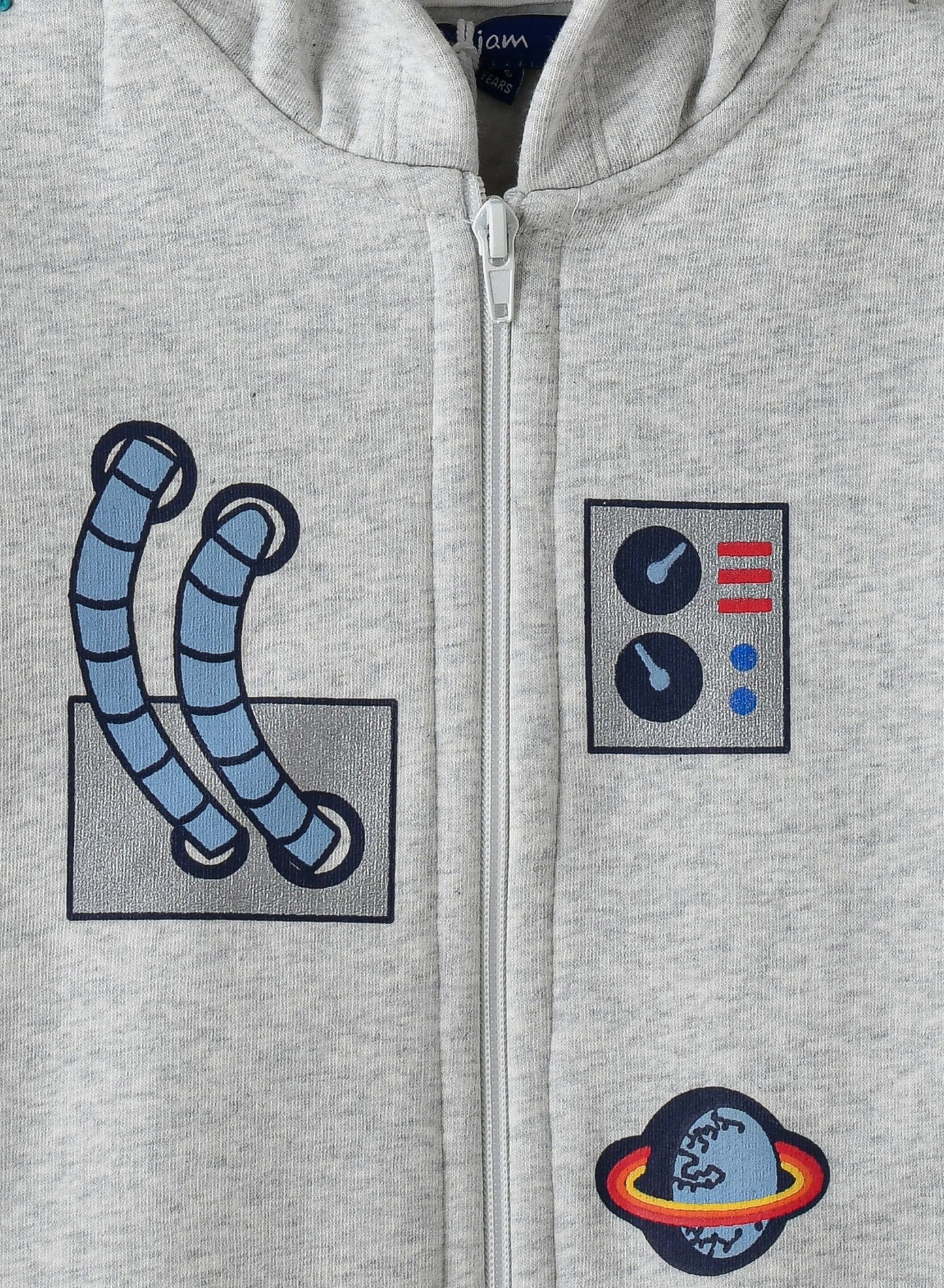 Jam Boys Space Hoodie - Grey