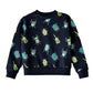 Jam Boys Bug Print Crew Neck Sweatshirt