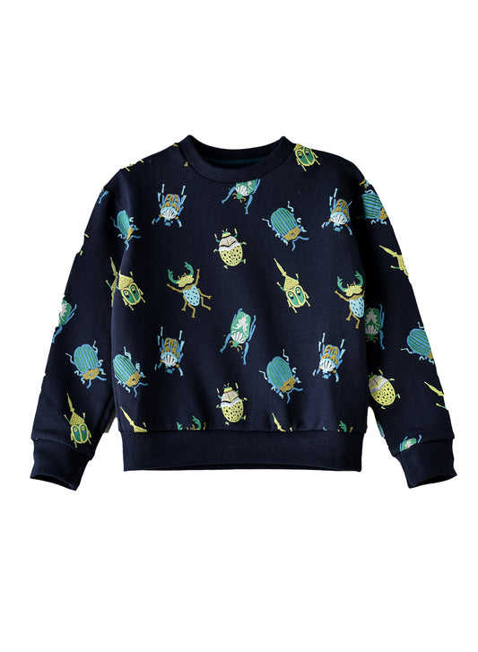 Jam Boys Bug Print Crew Neck Sweatshirt