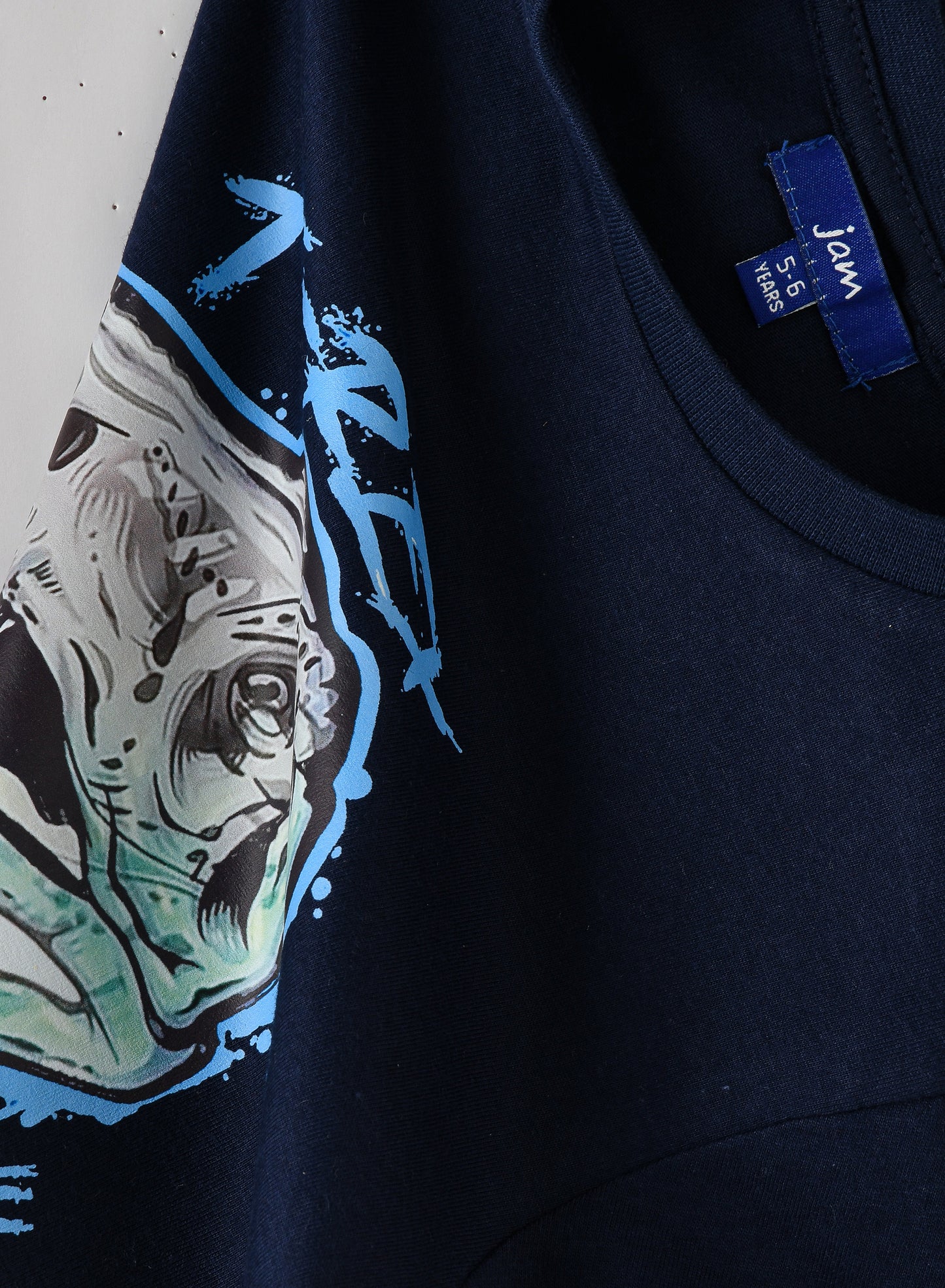 Jam Boys T-Rex Long Sleeve T-Shirt - Navy Blue