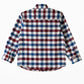 Jam Boys Burgundy, Blue, and White Checkered Shirt