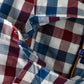 Jam Boys Burgundy, Blue, and White Checkered Shirt