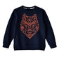 Jam Boys Geometric Wolf Graphic Sweatshirt