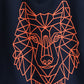 Jam Boys Geometric Wolf Graphic Sweatshirt