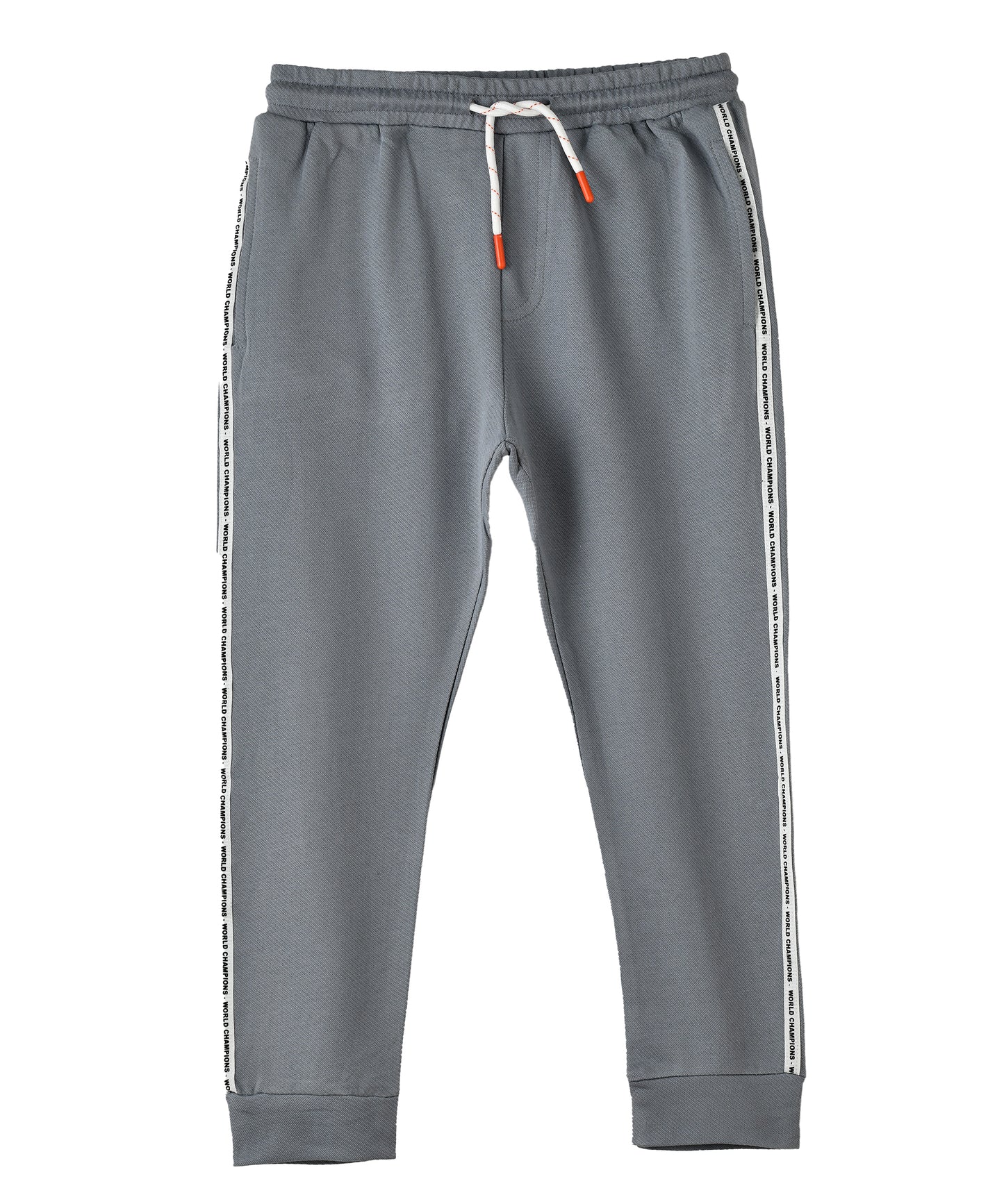 Jam Boys Jogger Pants with Side Tape Detail - Grey