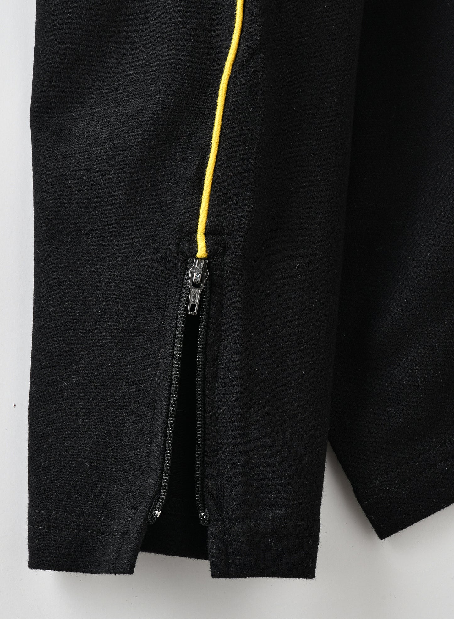 Jam Boys Jogger Pants with Yellow Side Stripe - Black