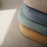 Mushie Crib Sheet Medium Fall Yellow - Laadlee
