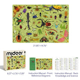 Mideer Mideer - Let's Learn Educational Puzzle 126pcs - Insect World