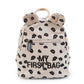 Childhome Kids My First Bag 9 Inch - Canvas Leopard