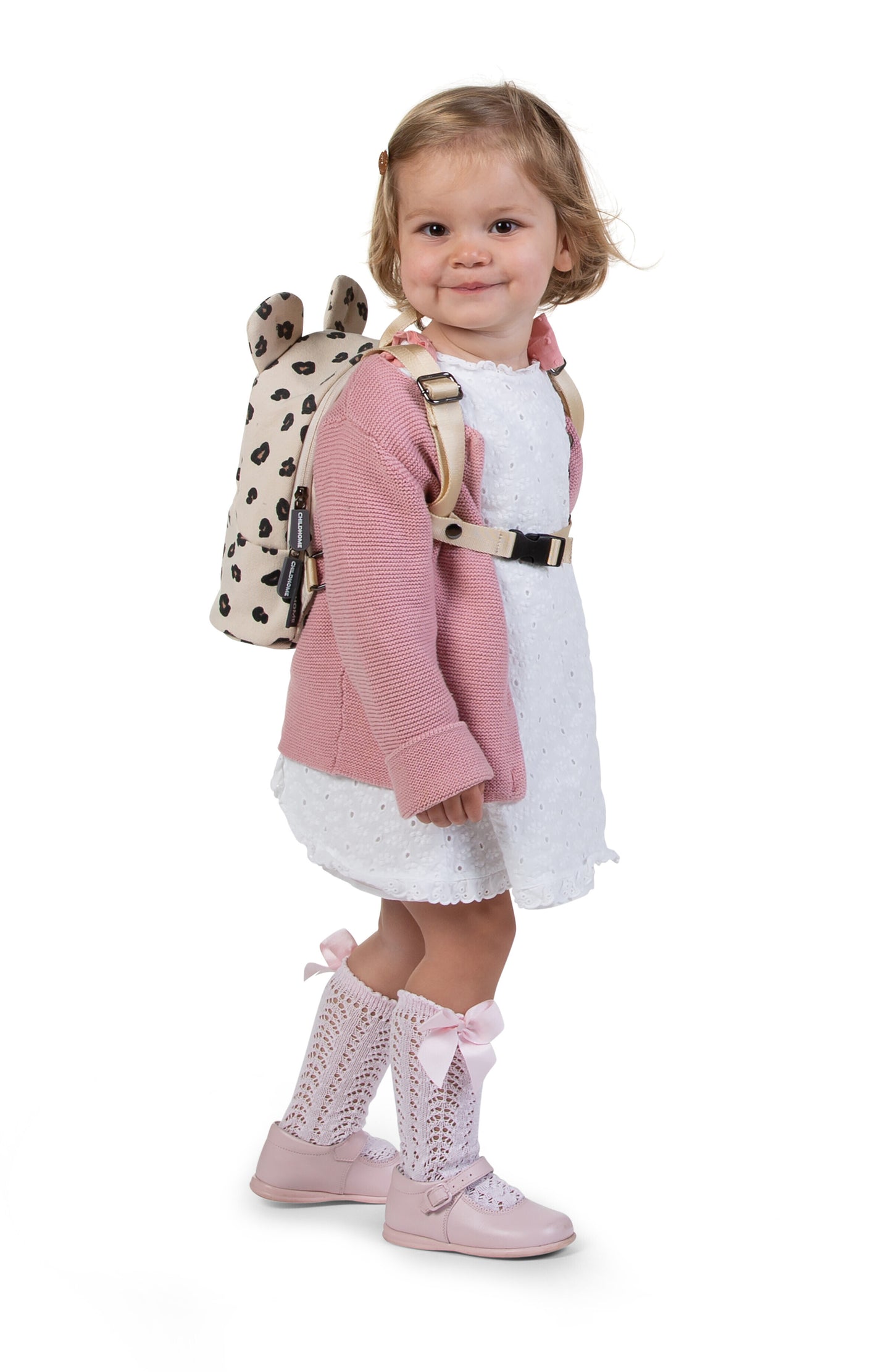 Childhome Kids My First Bag 9 Inch - Canvas Leopard