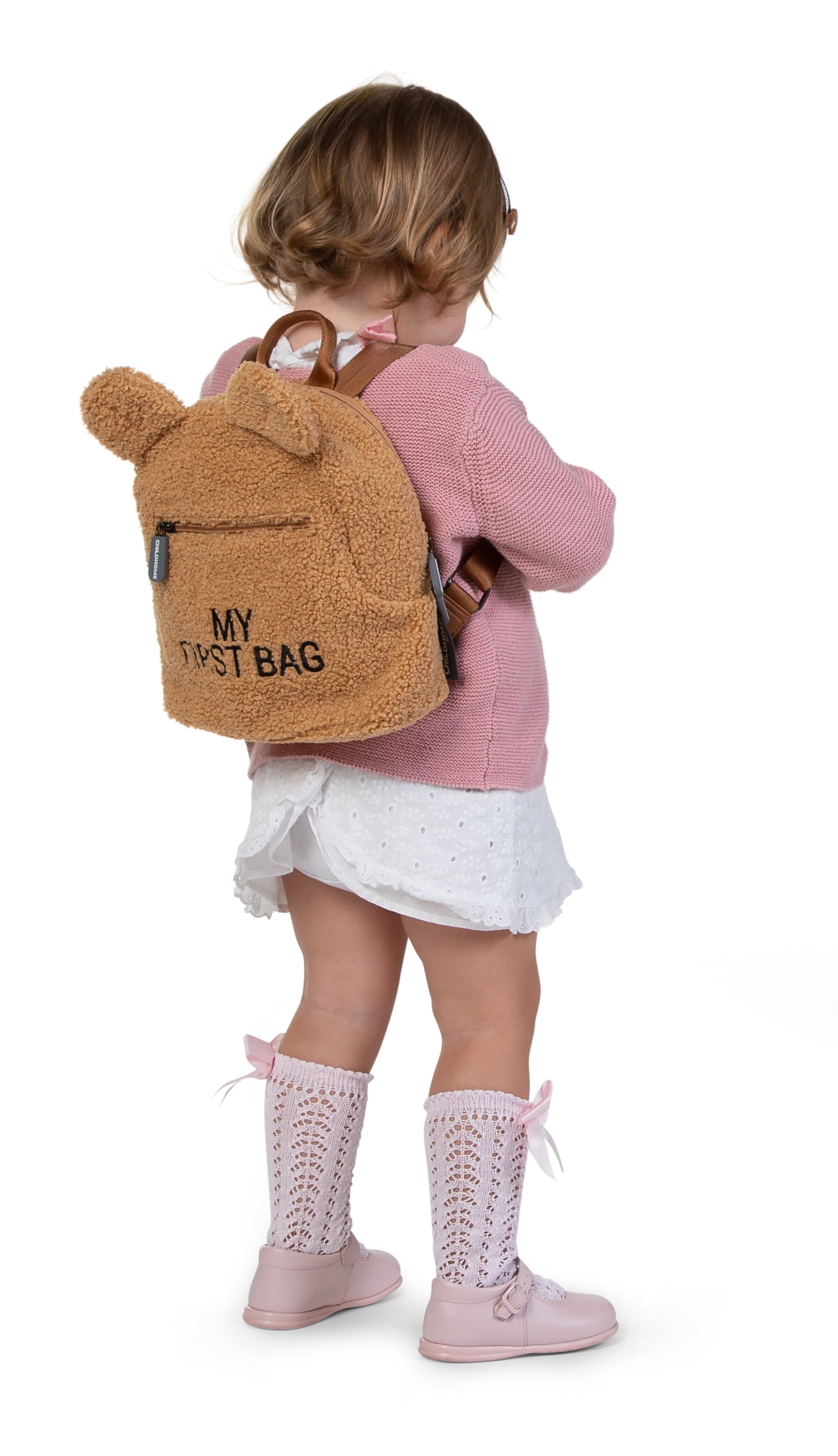 Childhome Kids My First Bag 9 Inch - Teddy Beige