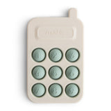 Mushie Phone Press Toy Cambridge Blue - Laadlee