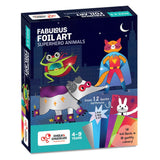 Chalk & Chuckles Fabulous Foil Art-Superhero Animals