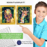 Chalk & Chuckles Scratch Art-Animal Power