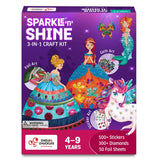 Chalk & Chuckles Sparkle N Shine 3-in-1 Craft Kit