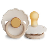 Frigg Daisy Latex Baby Pacifier 0-6M, 1Pack, Chamomile - Size 1 - Laadlee
