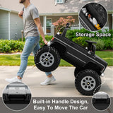 Megastar Xxl Chevrolet Cheyenne 24V 7AH Electric Car For Kids 2 Seater Kids Ride On Monster Jeep With Remote Control - Black
