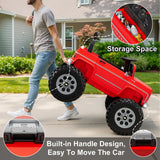 Megastar Xxl Chevrolet Cheyenne 24V 7AH Electric Car For Kids 2 Seater Kids Ride On Monster Jeep With Remote Control - Red