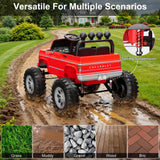 Megastar Xxl Chevrolet Cheyenne 24V 7AH Electric Car For Kids 2 Seater Kids Ride On Monster Jeep With Remote Control - Red