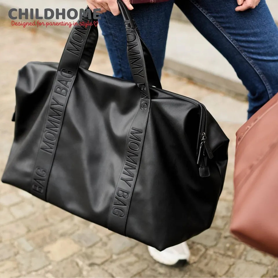 childhome-mommy-bag-signature-simili-black-8