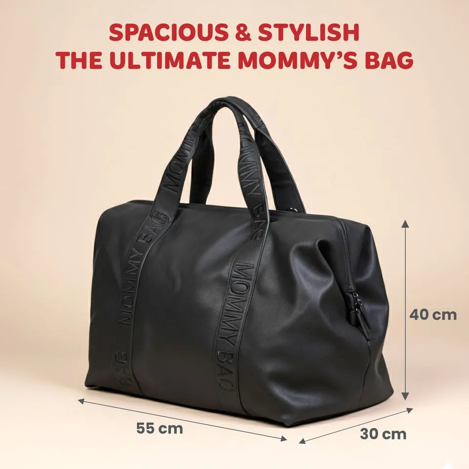 childhome-mommy-bag-signature-simili-black-3