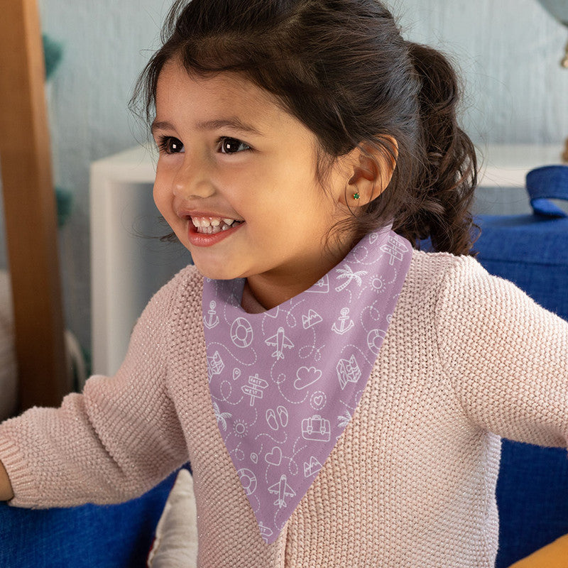 Polka Tots Bandana Bib - Little Travel - Laadlee