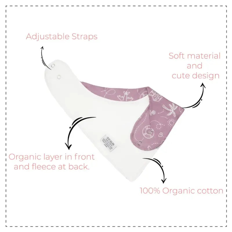 Polka Tots Bandana Bib - Little Travel - Laadlee