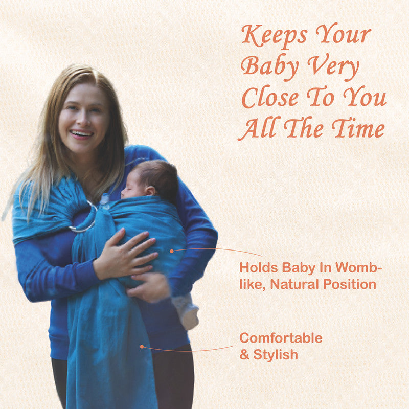 Polka Tots Ring Sling Baby Carrier - Cream Watermelon - Laadlee