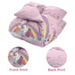 Polka Tots Kids Reversible Comforter Blanket - Unicorn