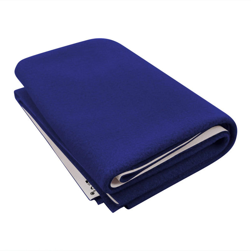 Polka Tots Bed Protector - Dark Blue - Large - 100cm x 140cm - Laadlee