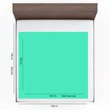 Polka Tots Bed Protector - Mint - Small - 50cm x 70cm - Laadlee