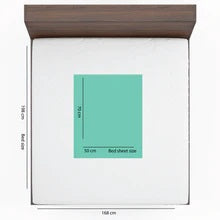 Polka Tots Bed Protector - Mint - Extra Large - 140cm x 200cm - Laadlee