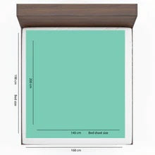 Polka Tots Bed Protector - Mint - Small - 50cm x 70cm - Laadlee